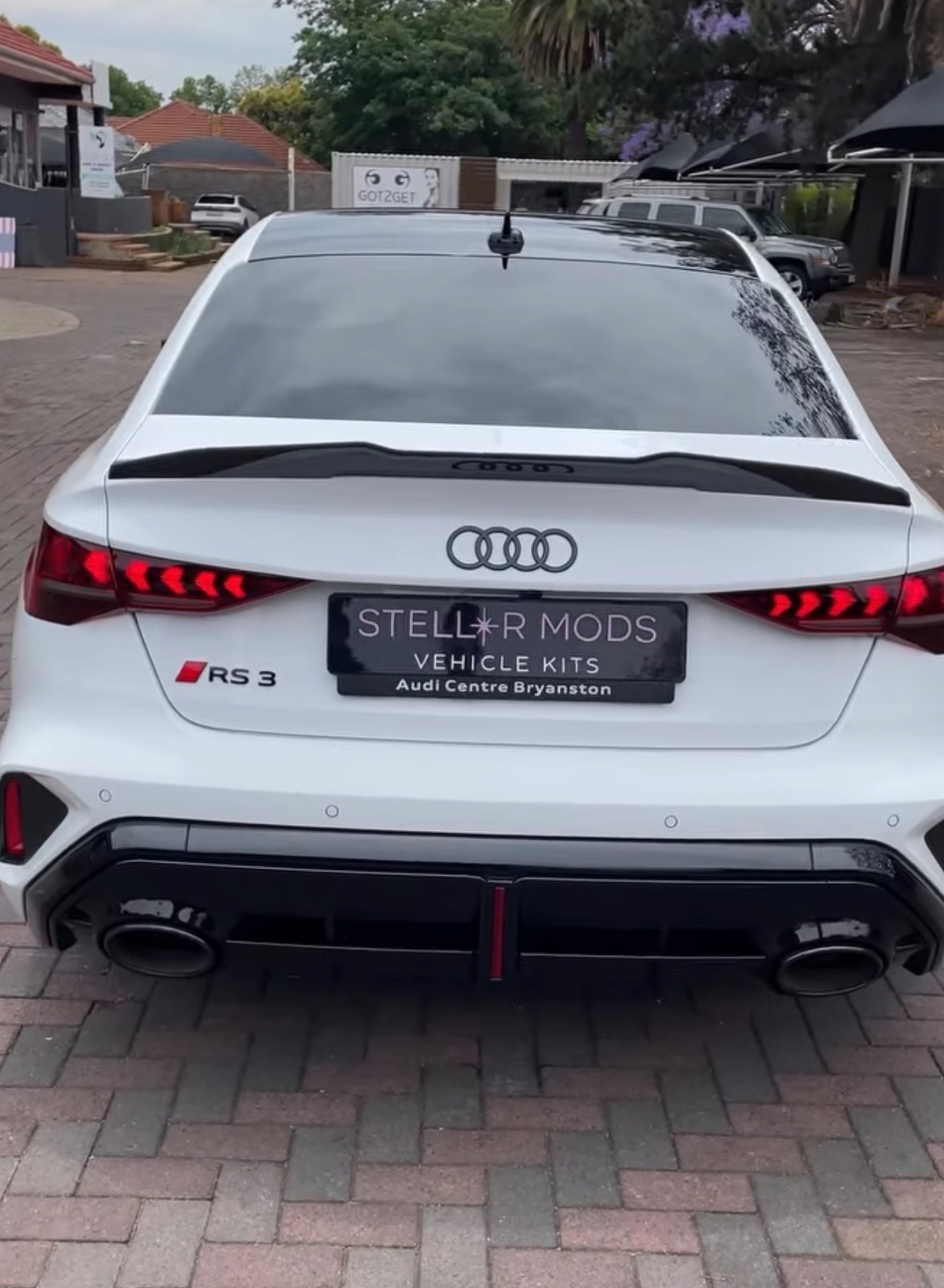 Carbon Fibre Audi RS3 8Y Sedan PSM Style Boot Spoiler 